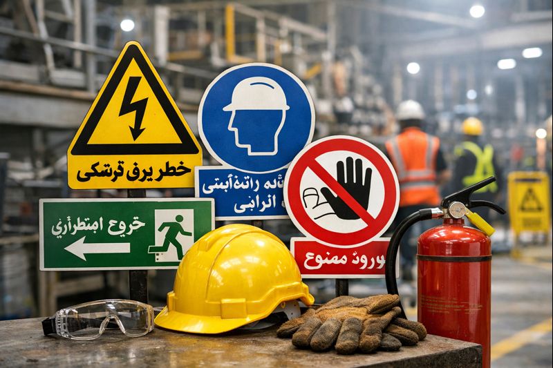 علائم-هشدار-ایمنی ضرورت-استفاده-علائم-هشدار-ایمنی تابلو-ایمنی تابلو-و-علائم-هشدار-ایمنی